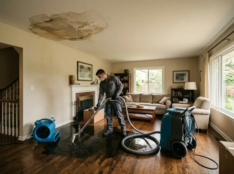 attic-pipe-burst-ceiling-drip-008 — frequently asked questions, Water Damage Restoration & Carpet Care in Cleveland, FL